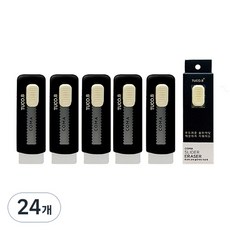 TUCO.B 彗形滑塊橡皮擦 TC-E02, 黑色, 24個