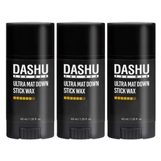 DASHU 男性頂級髮蠟棒, 40ml, 3瓶