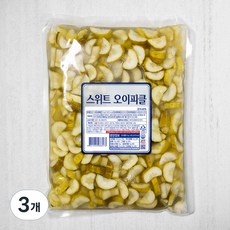 오뚜기 스위트 오이피클, 3kg, 3개
