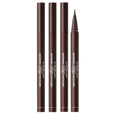 맥퀸뉴욕 워터프루프 타투 펜 아이라이너 0.5g, 딥 브라운, 3개