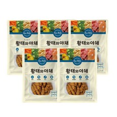 후코홀릭 강아지 간식, 혼합맛(황태/야채), 120g, 5개