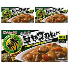 House 好侍 爪哇咖哩 中辣, 185g, 3盒