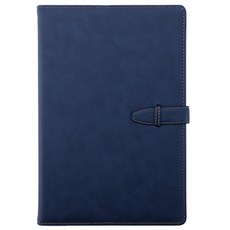 Black Swan天鵝絨頂級商務筆記本, 藍色