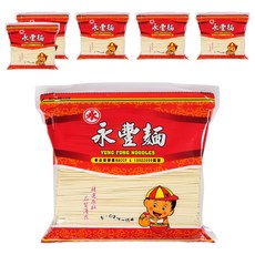 源永豐食品 黃麵條, 1.8kg, 6袋
