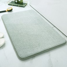 Market Plan 雲朵記憶棉超細纖維地墊 50 x 120 cm, 1個, 薄荷綠