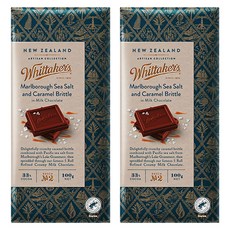 휘태커스 말보로 씨솔트 앤 카라멜 밀크초콜릿, 100g, 2개