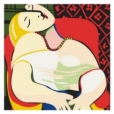 모모픽스페인팅 DIY 명화 그리기 60 x 75 cm, WH02 피카소 꿈, 1개