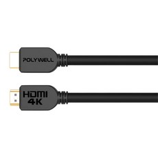 POLYWELL 寶利威爾 HDMI 2.0 版 4K60 公對公 PW15-W60-G010, 1m, 1條