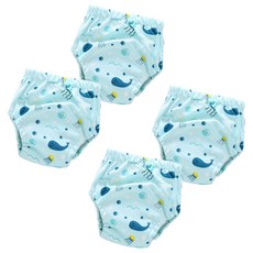 스타도어 유아용 큐트패턴 배변팬티 2p 세트, 바닷속, 2개