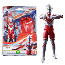 BANDAI 超人力霸王可動公仔 佐菲, 可穿著披風, 1個