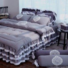 AronHouse 法式荷葉邊寢具組