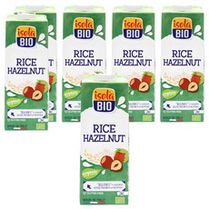 isola BIO 榛果米漿, 1L, 6瓶