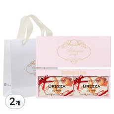 알카미아비누 비누 브레짜 + 선물상자 핑크 + 쇼핑백, 200g, 4개