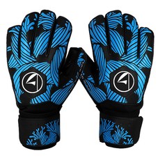Gentrix 足球守門員手套 防手指彎折, 藍色