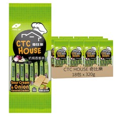 CTC HOUSE 奇比樂 奶焗香蔥餅, 320g, 18包