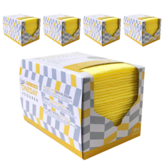 Crova Mall 抽取型拋棄式洗碗布 黃色, 30條, 5盒