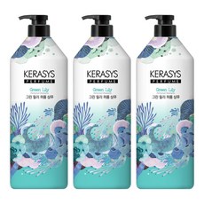 케라시스 퍼퓸 샴푸 그린 릴리, 3개, 1L