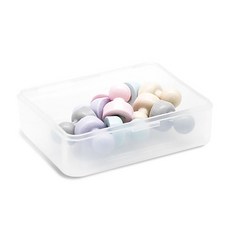 Magpia 粉彩西洋棋迷你磁鐵夾10入組, 1套, 黃色 + 薄荷綠 + 紫色 + 粉紅色 + 灰色