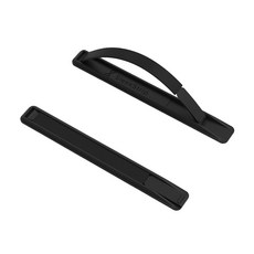 SleekStrip 犀利釦 手機握帶支架 輕量款 ABS底座, 犀利黑, 1個