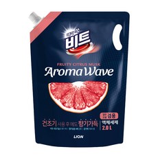 비트 아로마웨이브 일반 드럼 겸용 리필 시트러스향, 2L, 1개