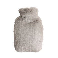 FUTURO LAB 附保暖套 PVC 熱水袋 淺灰色 1000ml, 1個