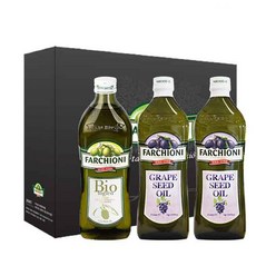 FARCHIONI 法奇歐尼 特級初榨橄欖油 1L+葡萄籽油 1L 2入, 1套