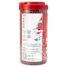 ISTA 伊士達 錦鯉超艷飼料 浮上性 增豔紅 大粒 I-325, 1kg, 1瓶