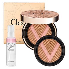 Cledbell Glow Power Lift V 玫瑰金氣墊粉底 13g + 補充裝 13g + 玫瑰噴霧 100ml 套裝, 21號, 1組