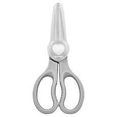 GOZENBO 御膳坊 健康煮寶寶安全食物剪 附蓋, 灰色, 1支