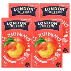 런던프룻앤허브 피치파라다이스 티백, 2g, 20개입, 4개