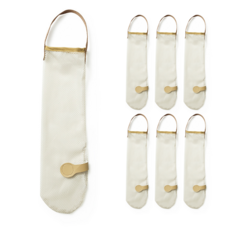 MEO 蔬菜大蒜水果網袋 S, 米色, 7個