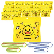 可愛小鴨分裝零食小禮組, 3組, 7 零食 x 6p + 標籤貼紙 20p