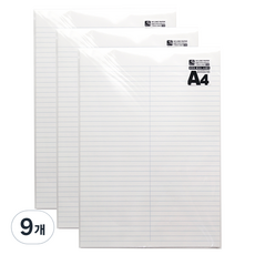 pinkfoot 雙面有線條的紙, 9個