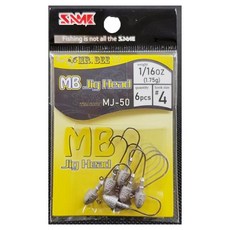 MR.BEE 蜜蜂先生 鉛頭鉤 MJ-50, 6支, 1包