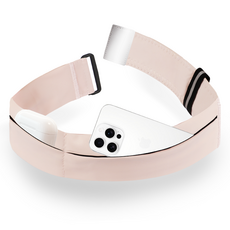 防水跑步腰包 馬拉松腰帶, 1個, 粉紅色