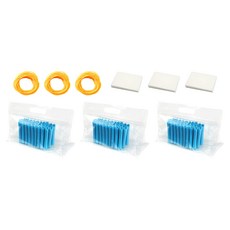 Cell Ribbon Hair Volume Roll Star Self Perm Ceramic Rod No. 8 Set, 單色, 3組