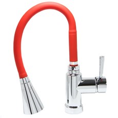 水龍頭彩色水槽水龍頭 紅色 TPF-0096, 1個