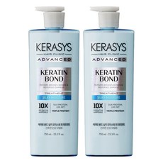 KERASYS 10倍角蛋白滑順保濕護髮乳, 750ml, 2瓶