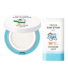 궁중비책 모이스처 유아 선쿠션 마일드 SPF50+ PA++++ 14g 1p + 선스틱 마일드 23g 1p, 1세트