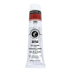 SHIELD 盾牌 標準油畫顏料 專家用 393 RED OCHRE, 180ml