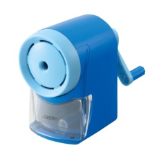 Raymay 藤井 可調式手動削筆器 11 x 6.5 x 12.5cm, 藍色, 1個