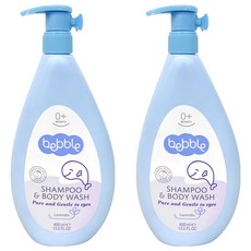Bebble 貝朵 洗髮沐浴露 二合一 400ml 0+ 月, 2瓶