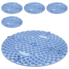 Bonitory 圓形足部按摩指壓墊 45cm, 天藍色, 5個