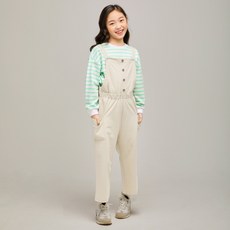 SPOON 女童工裝連身褲