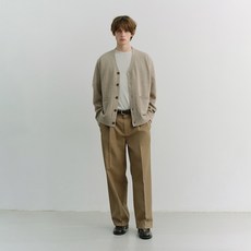 Dunst 男士褶飾卡其休閒褲 UDPA6A303