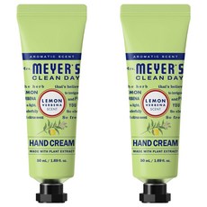 미세스마이어스클린데이 아로마틱 모이스처 비건 핸드크림 레몬버베나향, 2개, 50ml