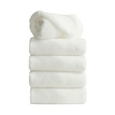 TOWEL TOKTOK 韓國製造 飯店毛巾 200g 40支 精梳棉, 5個, 白色