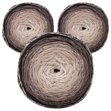 마마니트 마크라메 케이크 뜨개실, 믹스06, 3개