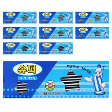 지구화학 슈퍼색연필 낱색 검정 12p, 1색, 9개