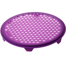 sillymann 果乾洋芋片微波盤 WSK320, 1個, 透明紫色